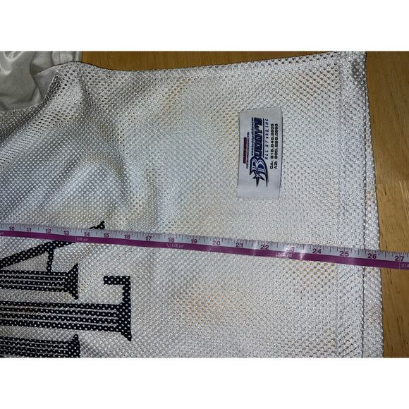 Vintage White Football Practice Jesrey Buddys All Star ALA Mesh Top Large - Picture 9 of 9